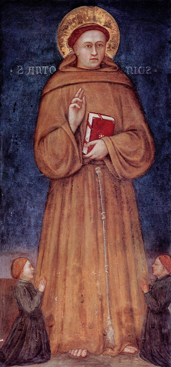 A fourteenth-century Paduan fresco kept at the basilica as the true likeness of Saint Anthony of Padua.